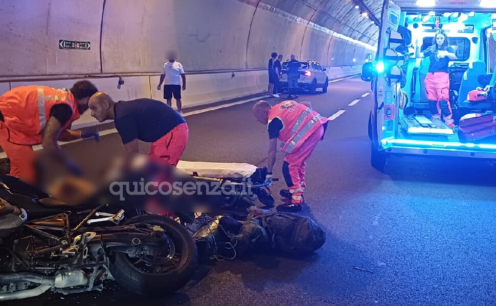 Incidente in galleria A2 Mormanno