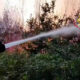 Incendio di sterpaglie: fumo invade la carreggiata. Autostrada A2 chiusa a Firmo in entrambe le direzioni 62 Incendio A2