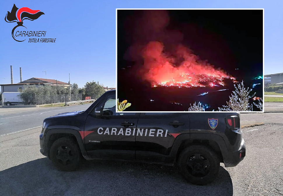 Maxi incendio a Rossano dopo i fuochi d'artificio per la festa patronale a Ferragosto: 4 denunciati 94 Incendio Rossano
