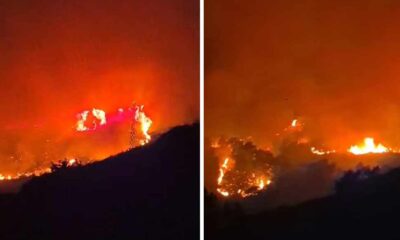 Incendio tra Gizzeria e Falerna 01