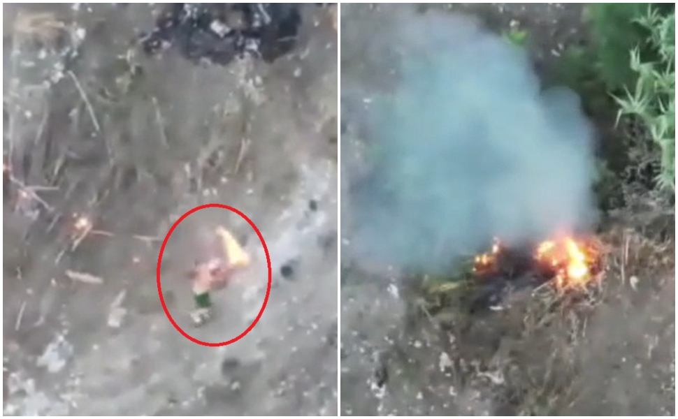 Rende, appicca fuoco in oltre 2mila metri quadri di verde e scappa: "pizzicato" dai droni e denunciato - VIDEO 51 fuoco_droni_Rende