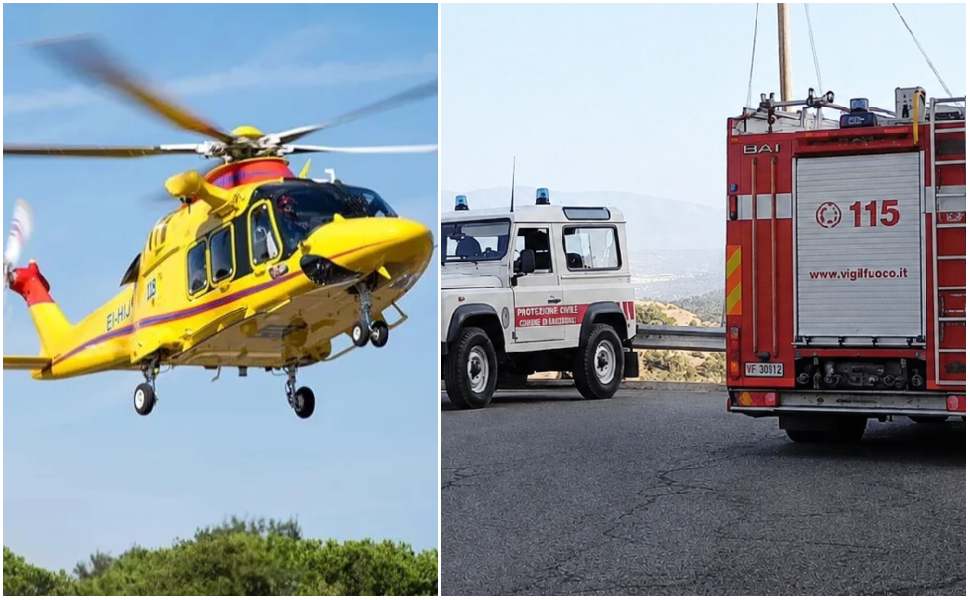 Auto esce fuori strada e precipita in un dirupo nel Cosentino: 54enne trasportato in elisoccorso a Cosenza 94 auto_dirupo