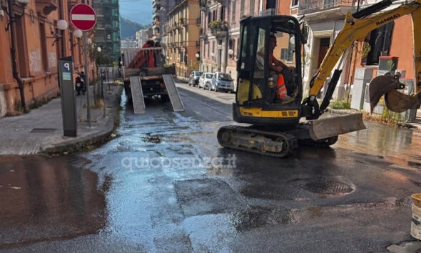 Perdita idrica via Isonzo