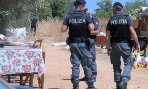Polizia campi rom controlli