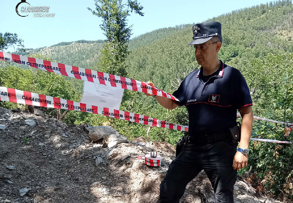 Sequestro acquaformosa lega tagliata illegalmente parco del Pollino