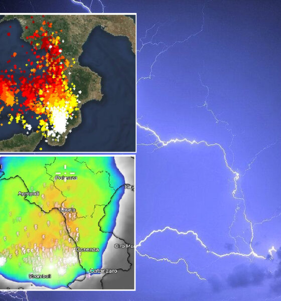 Tempesta di fulmini e temporali