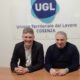 Ugl Salute - da sx Gianluca Giuliano, segr naz Fed Salute, Guglielmo Nucci, consigliere naz UGL