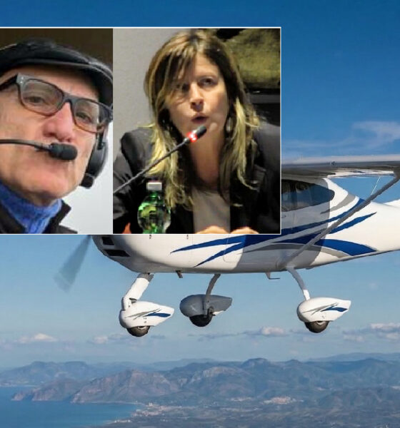 Il mistero dell'ultraleggero scomparso sul Tirreno Cosentino. Carlo Arnulfo e Angela Buccico ancora dispersi 56 Ultraleggero scomparso Carlo Arnulfo e Angela Buccico