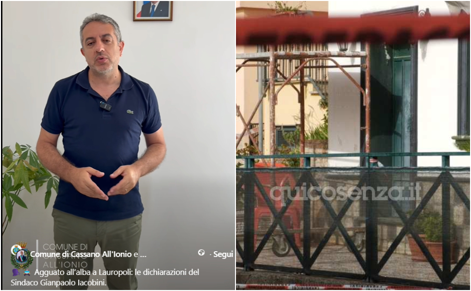 Agguato mortale a Cassano, il sindaco Iacobini: «Lo Stato si faccia sentire. La città non ceda alla paura» 89 agguato-cassano-sindaco-iacobini
