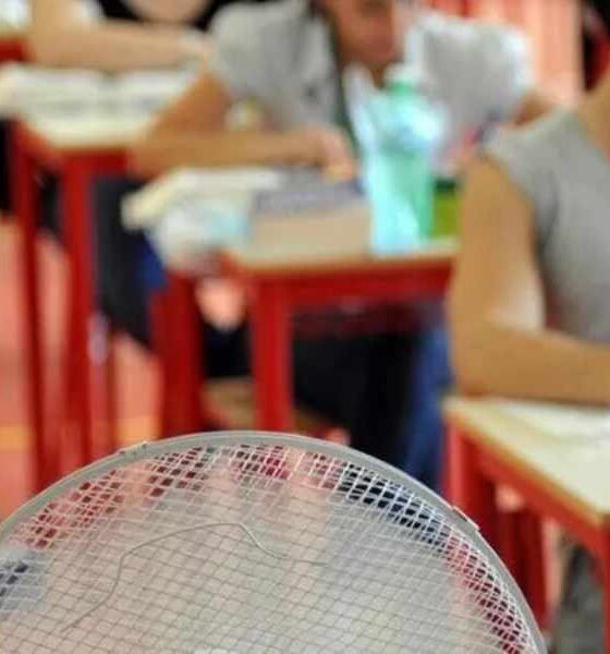 Scuole e caldo estremo, Fillea CGIL: «adeguare le strutture e valutare il rinvio dell'inizio delle lezioni» 56 caldo scuole 02