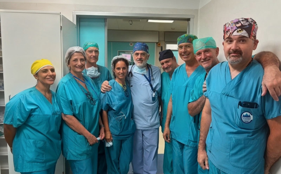 Delicato intervento di chirurgia neonatale, bimba di 2 chili operata con l’equipe Dulbecco-Gaslini 203 dulbecco gaslini - bimba 02