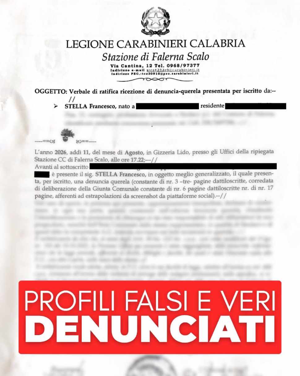 Bandiera Blu a Falerna, è scontro sui social: il sindaco denuncia per diffamazione «campagna d'odio» 52 falerna denuncia sindaco social procura lamezia