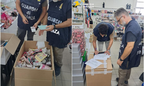 guardia finanza sequestro merce lamezia 01