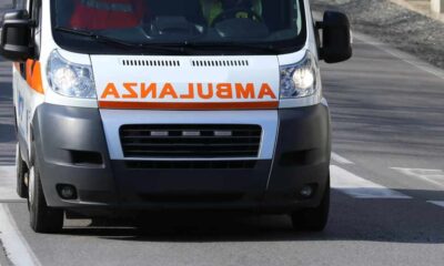 incidente ambulanza 13enne ferito