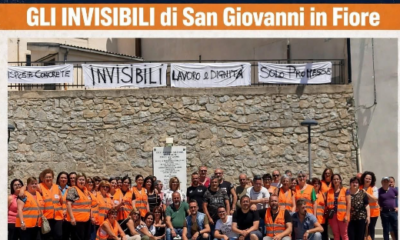 San Giovanni in Fiore: l'1 settembre i 170 “invisibili” scendono in piazza