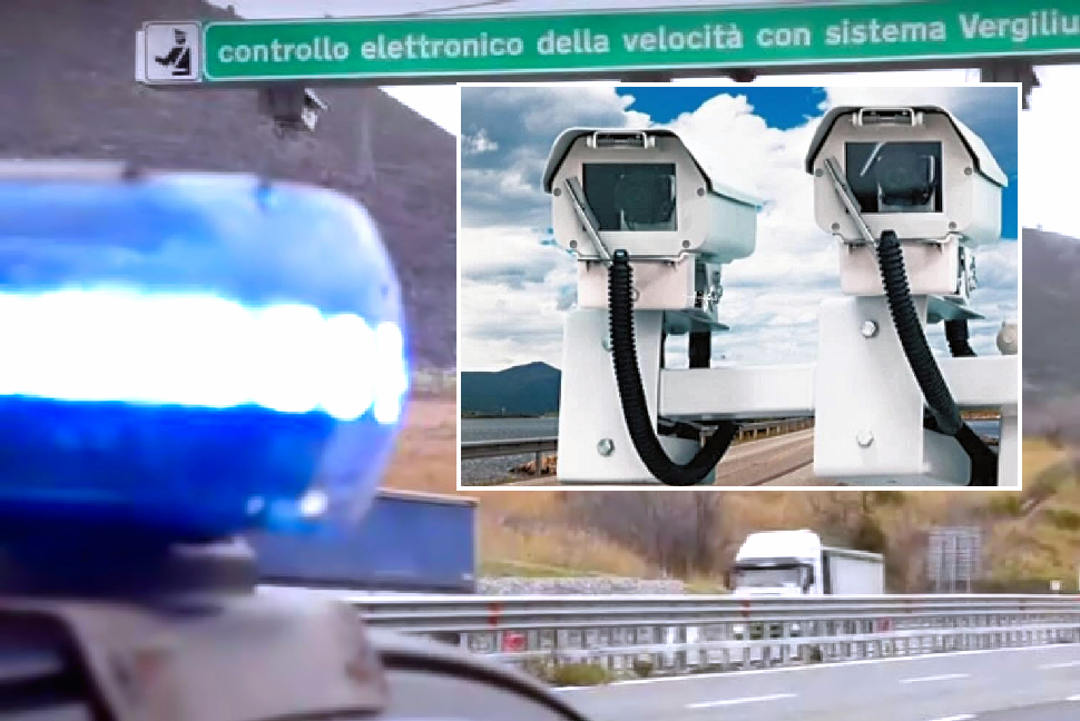 Controllo velocità, assicurazioni e auto rubate: arriva il tutor "Vergilius Plus", anche su un tratto della A2 218 vergilius Plus tutor velocità A2