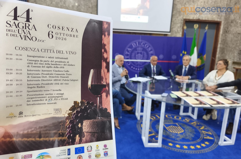 La 44ª Sagra dell’Uva e del Vino di Donnici raddoppia: sei giorni tra città, borgo e cultura del vino 52 244sagradelvinodonnici
