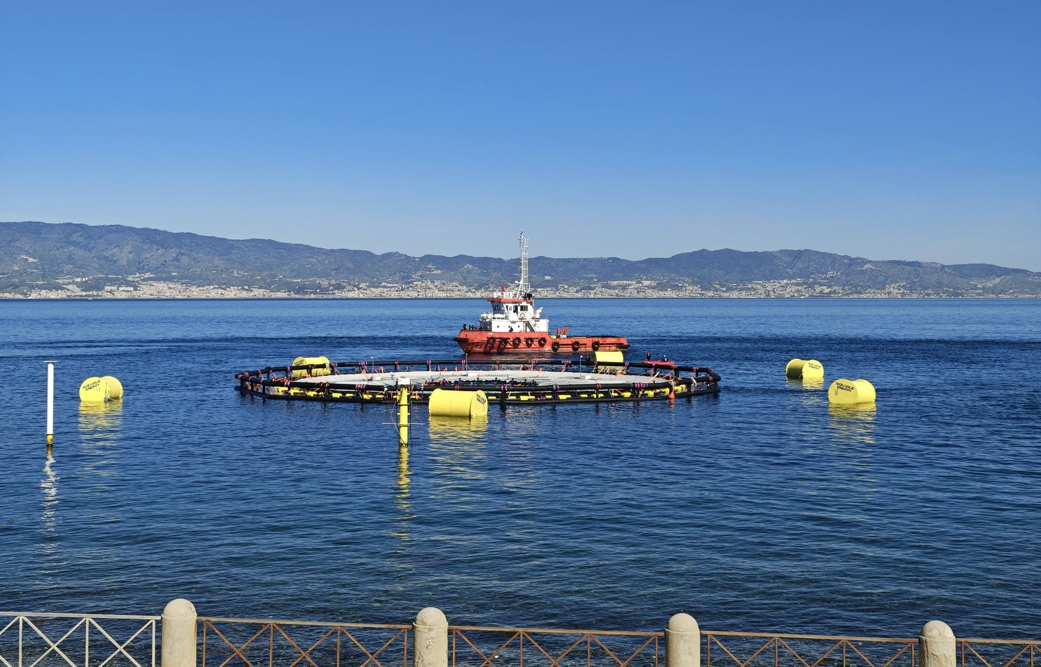 Piattaforma energia green mare Calabria