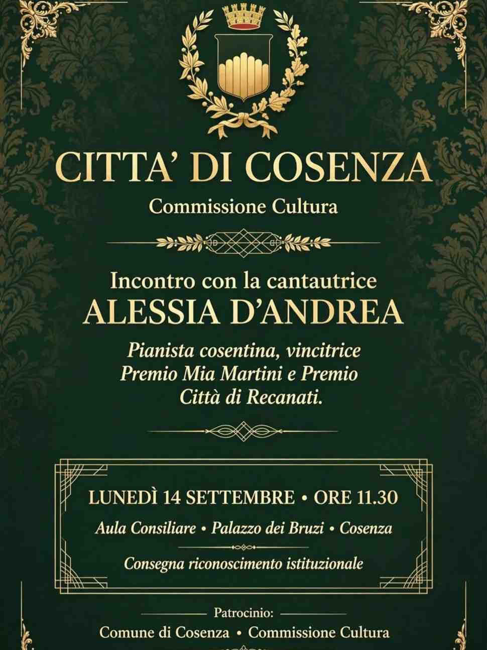 Alessia DAndrea riconoscimeto