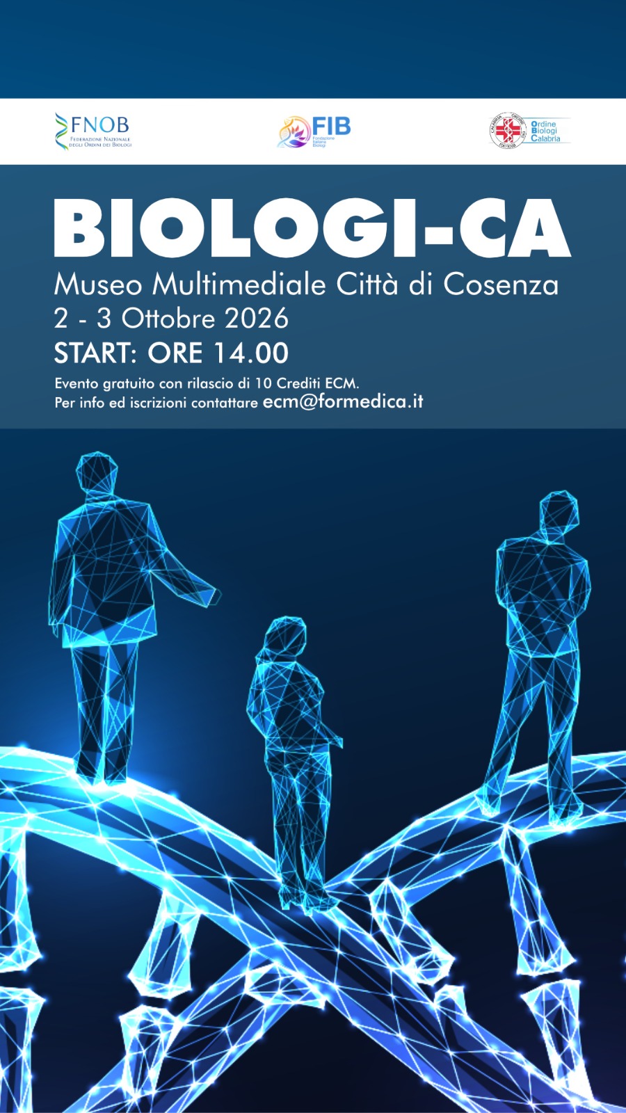 Biologia e Scienze della Vita, Calabria protagonista della rete scientifica. Al via a Cosenza "BIOLOGI-CA 2026" 53 BIOLOGI-CA 2026 Cosenza - LOCANDINA