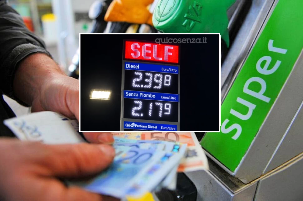 Carburanti, la stangata non si ferma: a Cosenza diesel a 2,40 euro. Confimprenditori «basta proroghe, pronti a scendere in piazza» 51 Carburanti Cosenza
