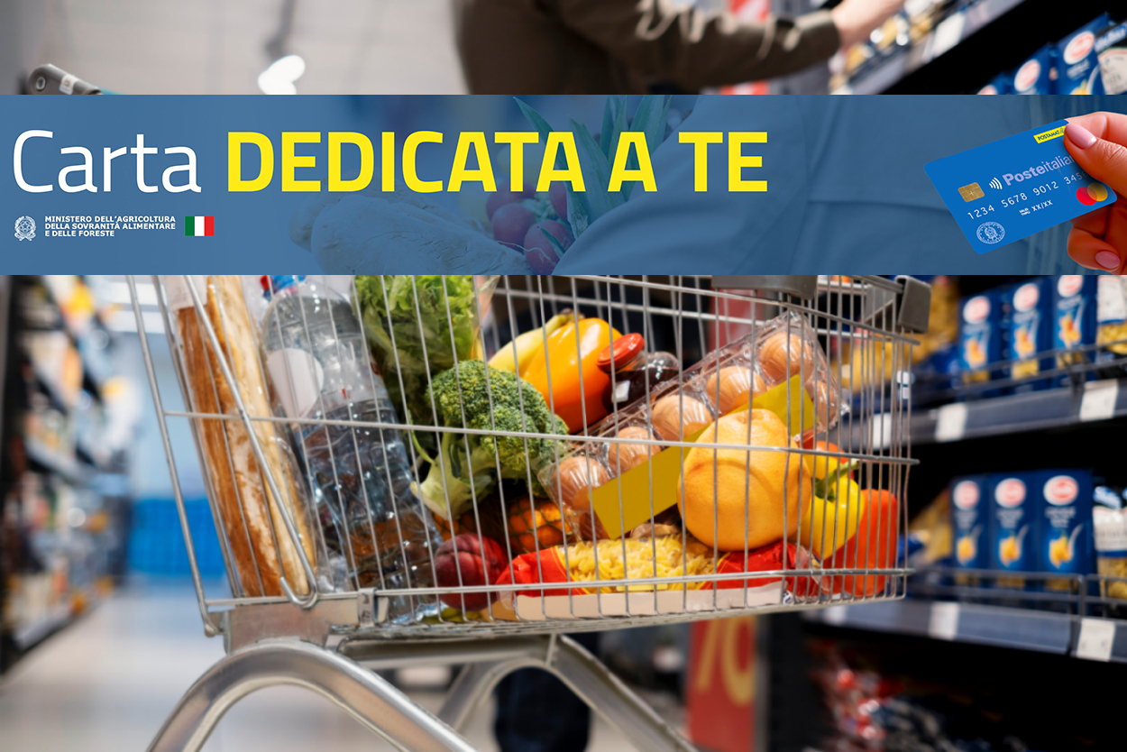 Torna la Carta ‘Dedicata a Te’ 2026 e raddoppia: 1.000€ per fare la spesa e 15% di sconto nei negozi della GDO - INFO 51 Carte dedicata a te 2026