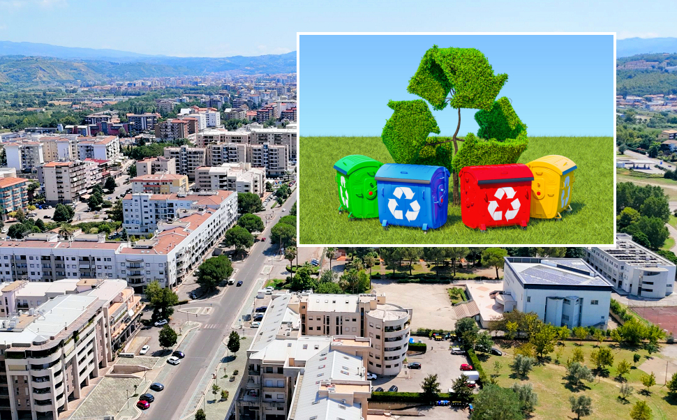 Rende punta all'ambiente 4.0 e progetta il futuro della gestione integrata dei rifiuti e nuovi Centri di raccolta 51 Ciclo di rifiuti Rende Centri di raccolta green