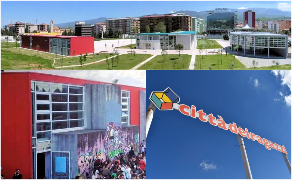 Alla Città dei Ragazzi di Cosenza un hub giovanile e sociale. Recupero del Cubo Rosso con il progetto DesTEENazionale 51 Città dei ragazzi Cosenza Hub giovani