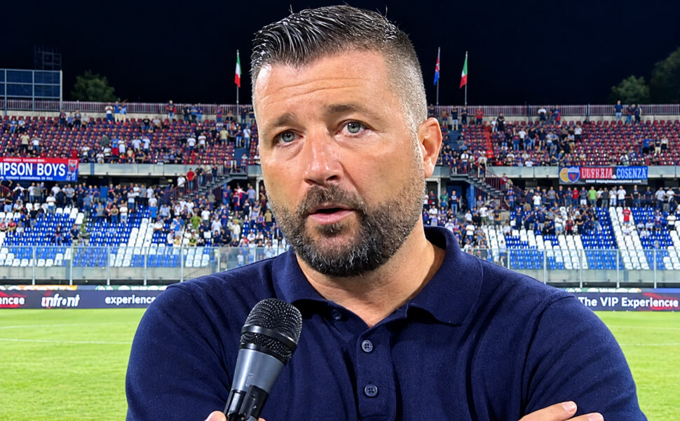 Federico Coppitelli allenatore Cosenza Calcio