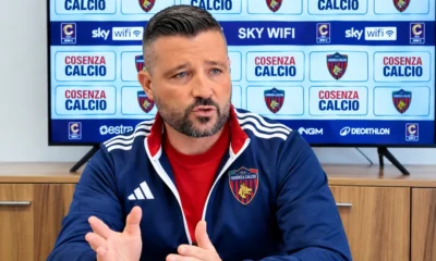 Federico Coppitelli allenatore Cosenza Calcio conferenza