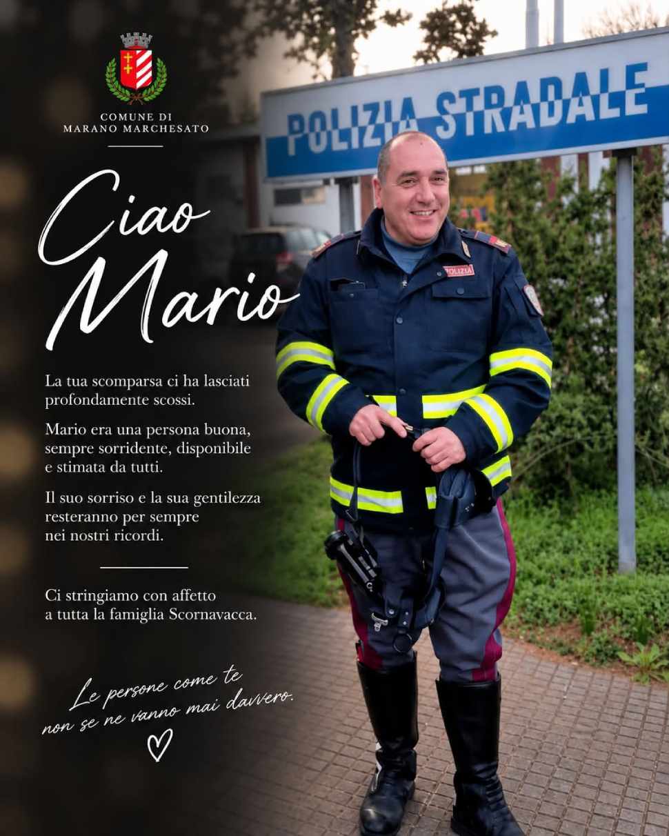 Marano Marchesato: si è spento a soli 42 anni Mario Scornavacca, assistente della Polizia Stradale 52 Mario Scornavacca Marano Marchesato 02