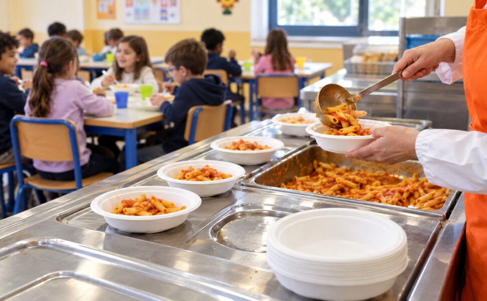 Mensa scuola bambini