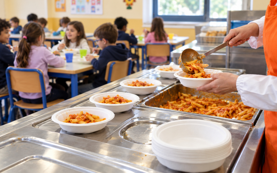 Mensa scuola bambini