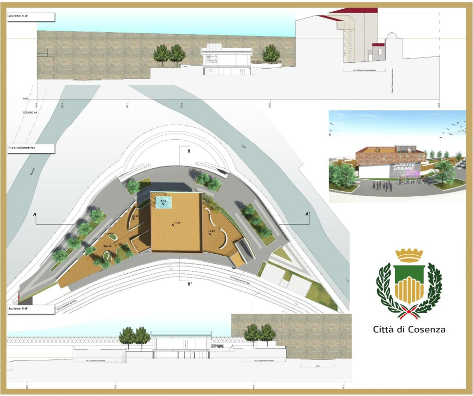 Museo d’Arte Contemporanea a Cosenza: ripresi i lavori all’ex Hotel Jolly. Cantiere completato entro la primavera 2027 52 Museo d'Arte contemporanea Cosenza ex Hotel Jolly