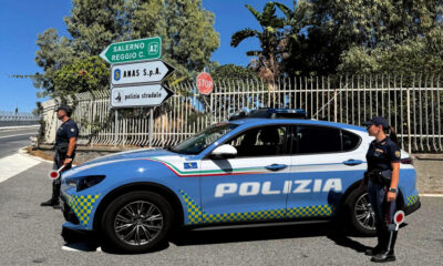 Polizia stradale inseguito sulla A2 arrestato cocaina