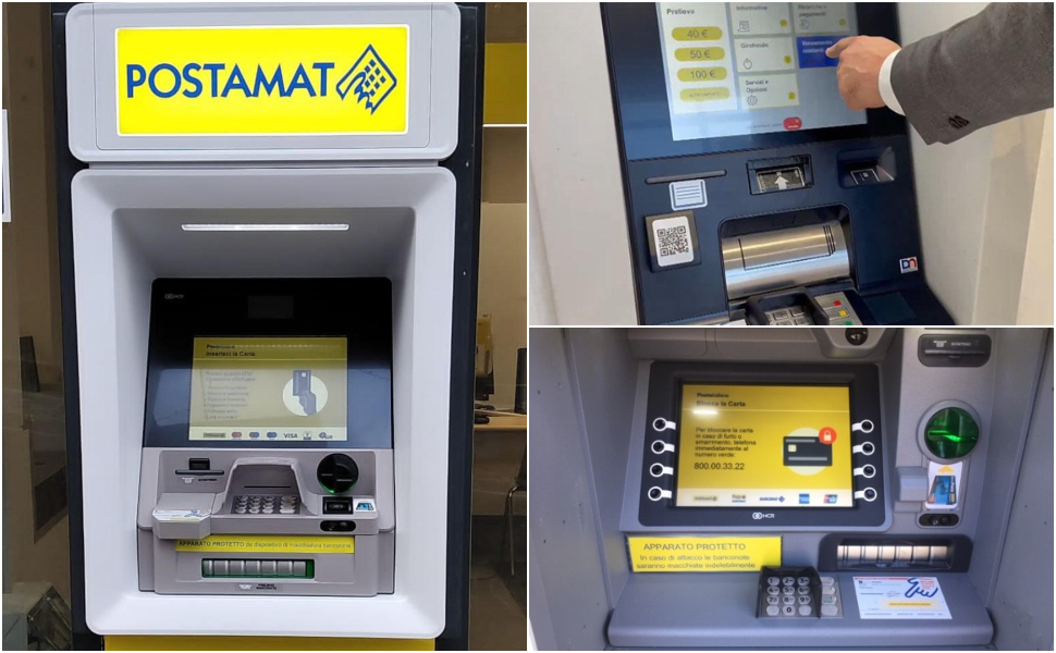 Poste Italiane amplia la rete dei Postamat in Calabria: sale a 483 il numero di sportelli ATM, 174 in provincia di Cosenza 52 Postamat ATM