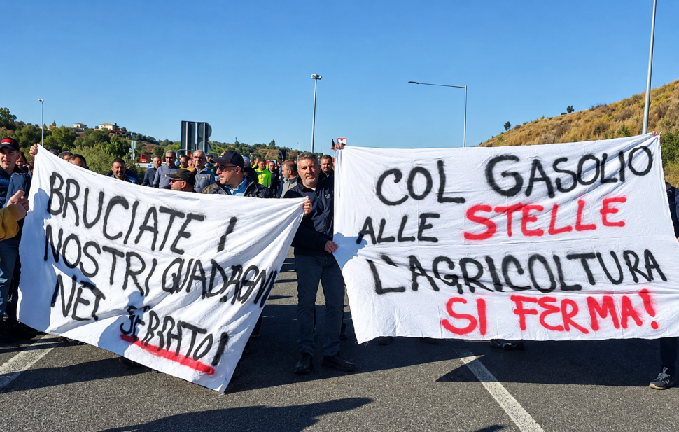 Protesta agricoltori firmo