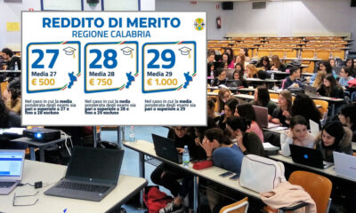 Reddito di merito in Calabria