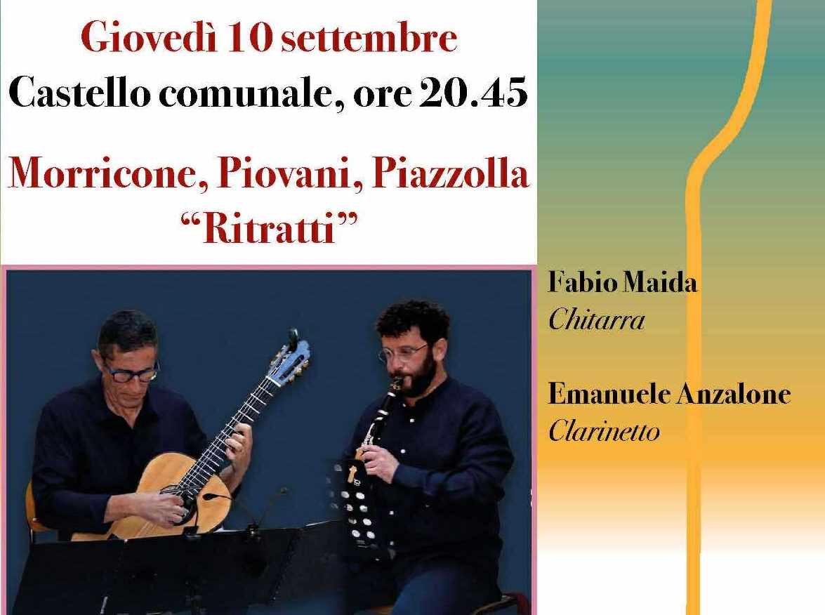 Settimana della Cultura a Rose, 2 concerti al Castello tra Morricone, Piazzolla e atmosfere jazz 52 Rose - settimana cultura - castello 10 sett