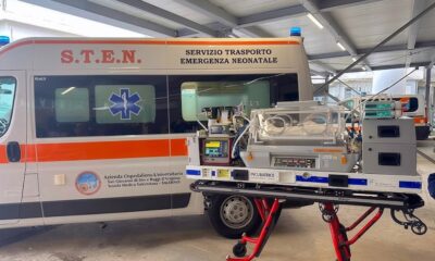 Sten ambulanza neonatale Cosenza Salerno bimbo