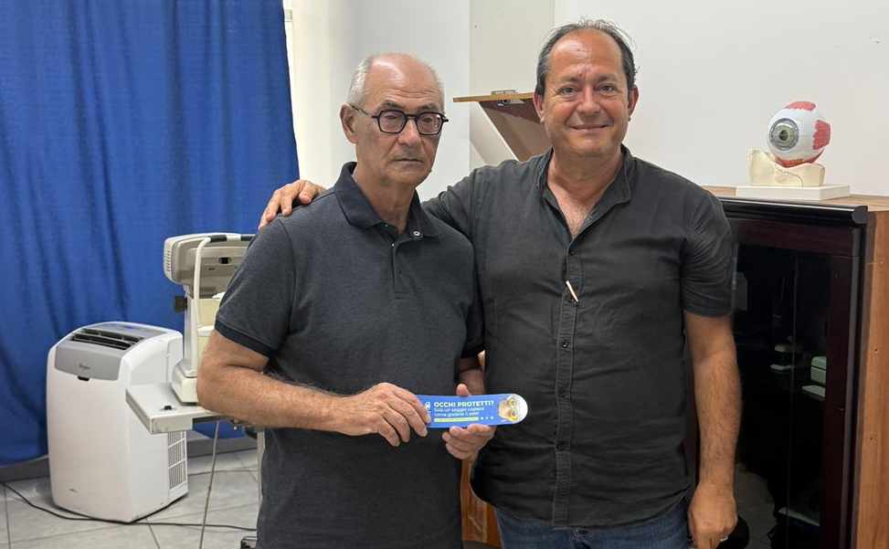 Salute della vista, conclusa a Rende la campagna “La Prevenzione non va in vacanza”: 150 screening 57 Testa e Perrone - screening prevenzione vista rende