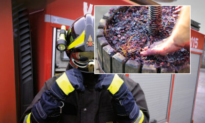 Vigili del fuoco esalazioni da mosto