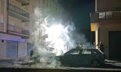 auto fiamme corigliano rossano