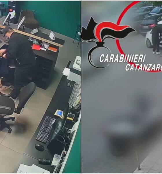 Rapina in un centro scommesse, 2 arresti: ad incastrarli i video e la memoria di un brigadiere 56 centro scommesse soverato 2 arresti carabinieri