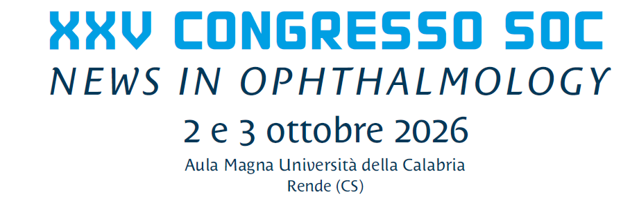 Rende: all’Università della Calabria il XXV Congresso SOC “News in Ophthalmology” 53 Rende: all’Università della Calabria il XXV Congresso SOC “News in Ophthalmology”
