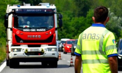 incidente statale 106 - anas vigili del fuoco polizia stradale
