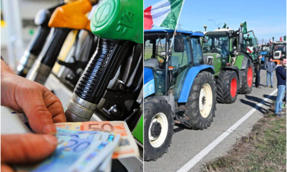 l'italia scende in piazza crisi agricola caro carburante