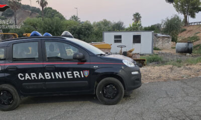 montegiordano-carabinieri-officina-rifiuti-oli