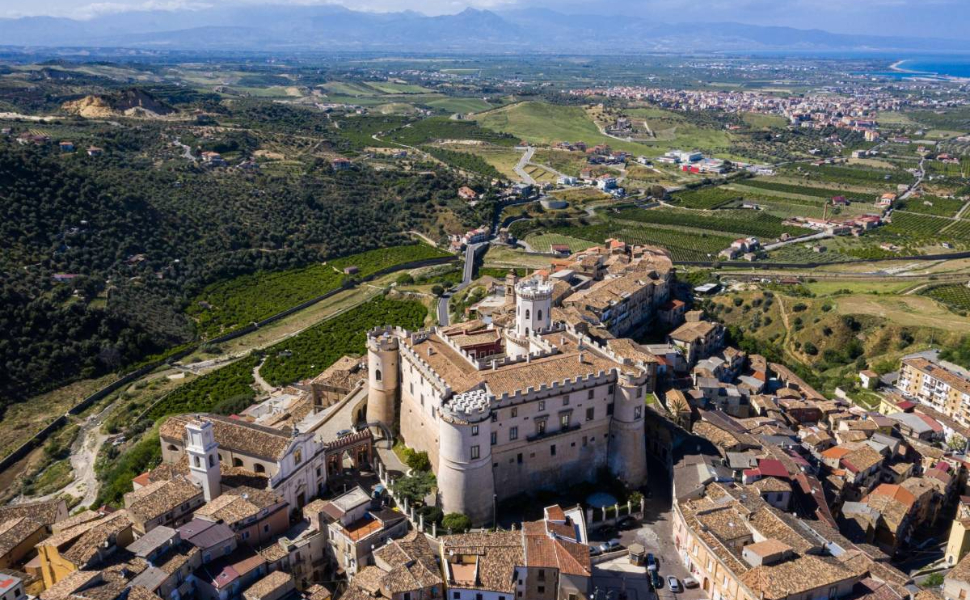 corigliano rossano-vista panoramica castello ducale