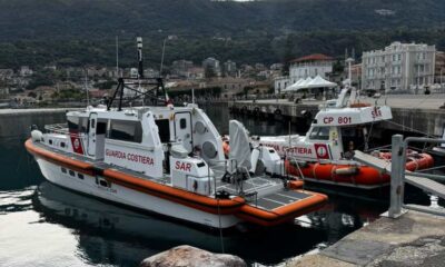 parghelia natante affonda guardia costiera